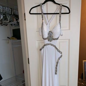 White long dress